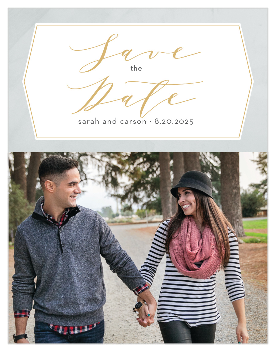 Blushing Love Save the Date Magnets