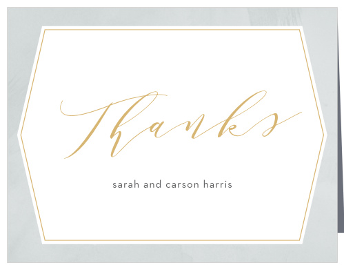 Blushing Love Wedding Thank You Cards