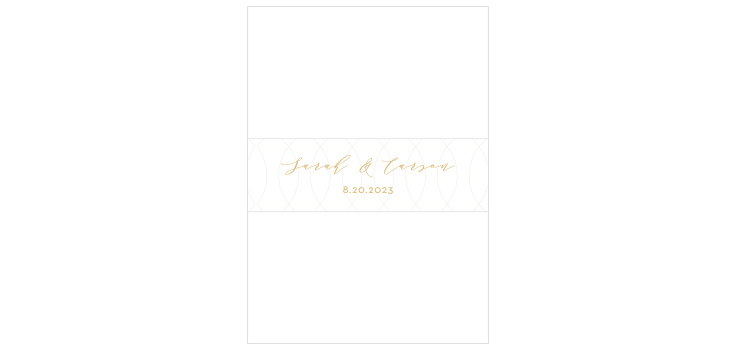 Blushing Love Wedding Belly Bands