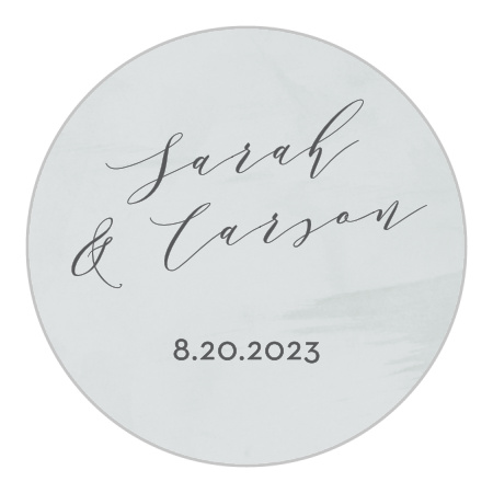 Blushing Love Wedding Stickers