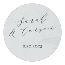 Our Blushing Love Wedding Stickers utilize the same gorgeous design and color scheme as several other cards in the Blushing Love wedding suite.