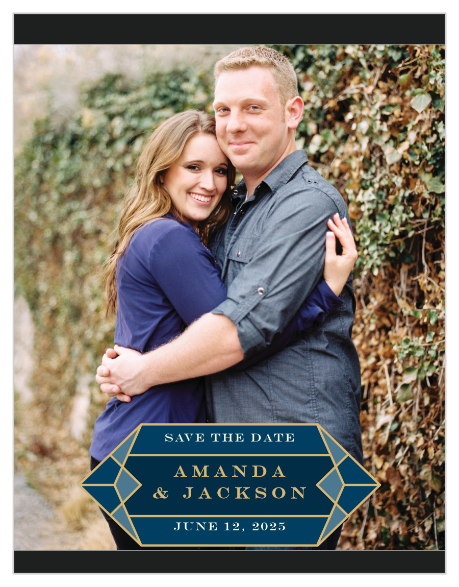 Gem Prism Save the Date Magnets