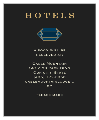 Gem Prism Accommodation Cards