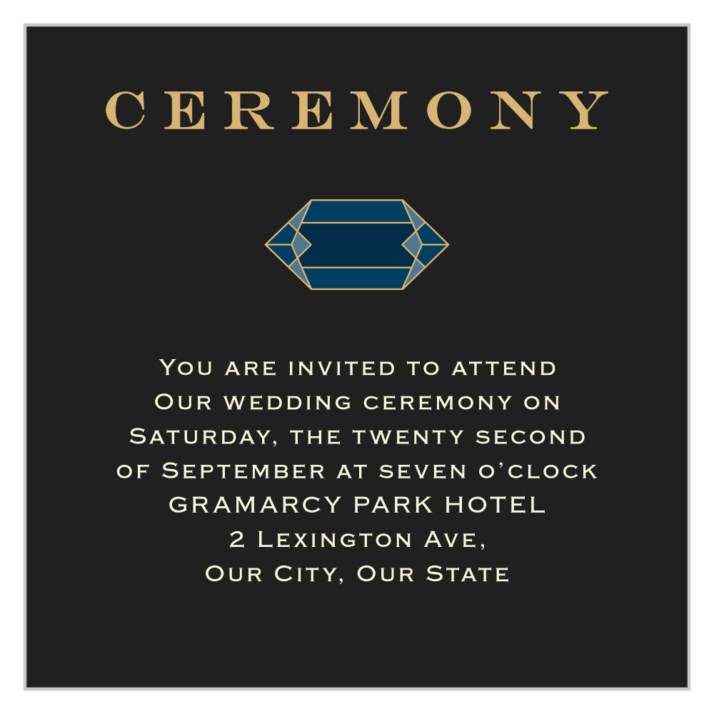 Gem Prism Ceremony Cards