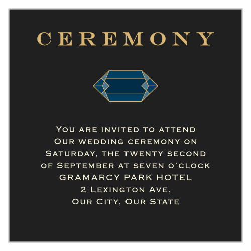 Gem Prism Ceremony Cards
