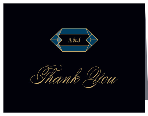 Gem Prism Wedding Thank You Cards