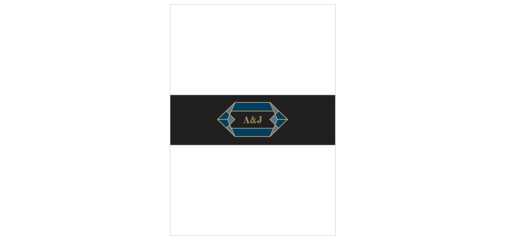 Gem Prism Wedding Belly Bands