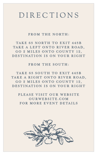 Soft Morning Direction Cards