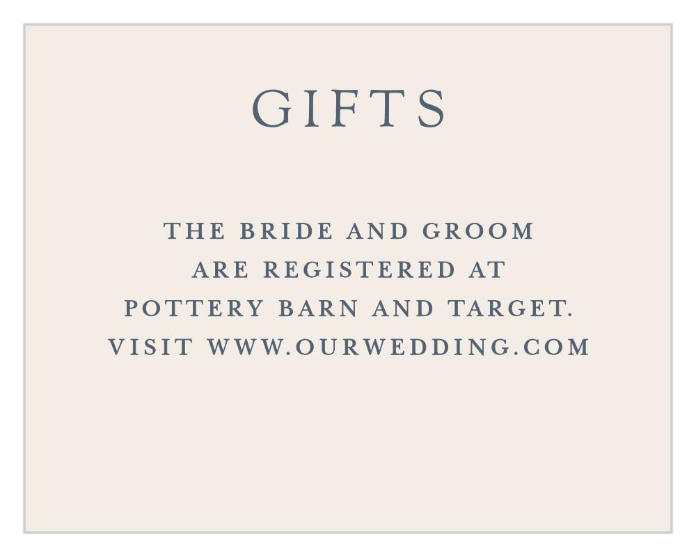 Soft Morning Registry Cards