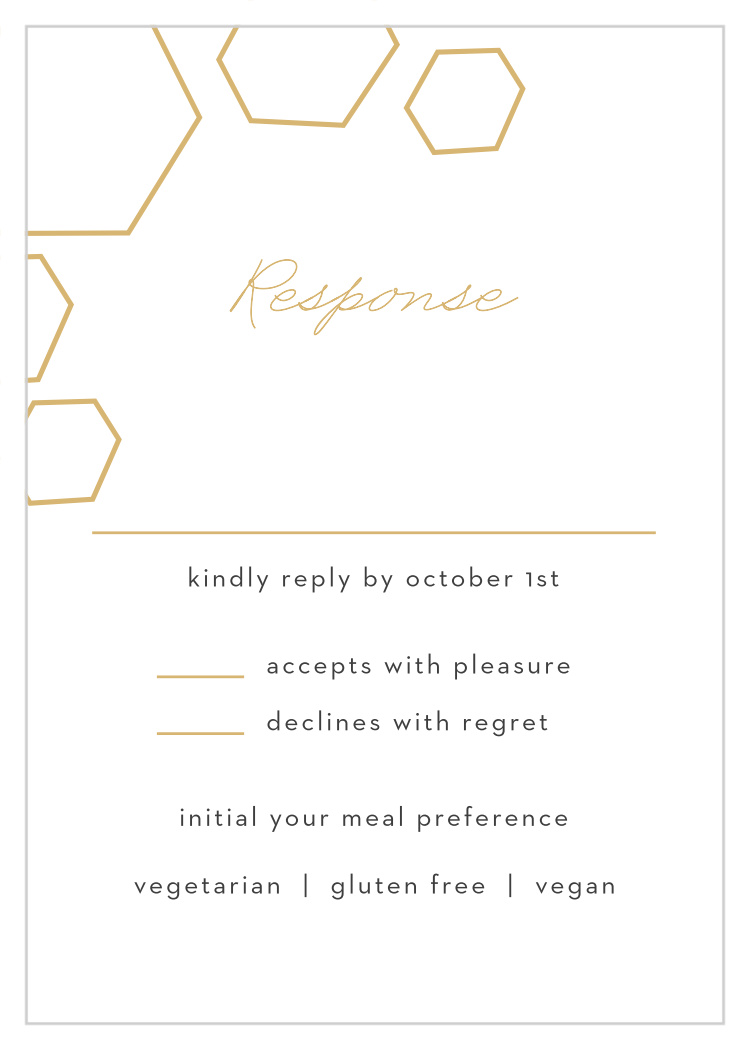 Geometric Watercolor Response Cards