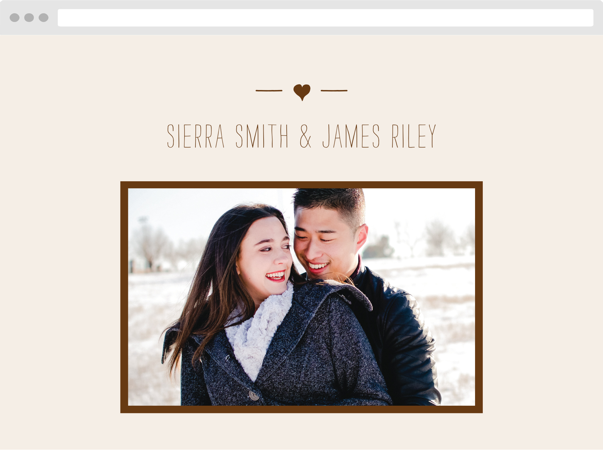 Drawn Together Wedding Website