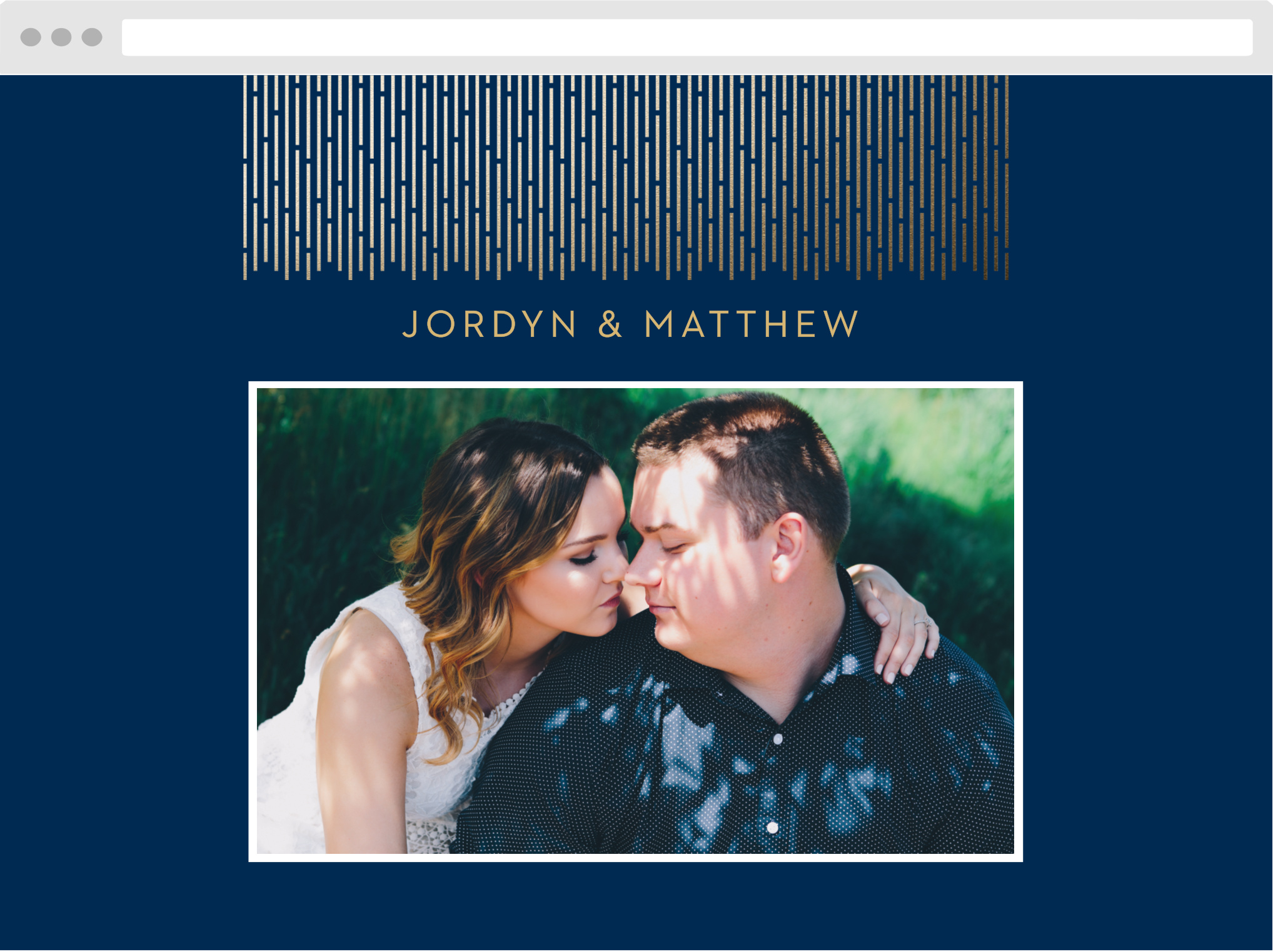 Lovely Lines Wedding Website