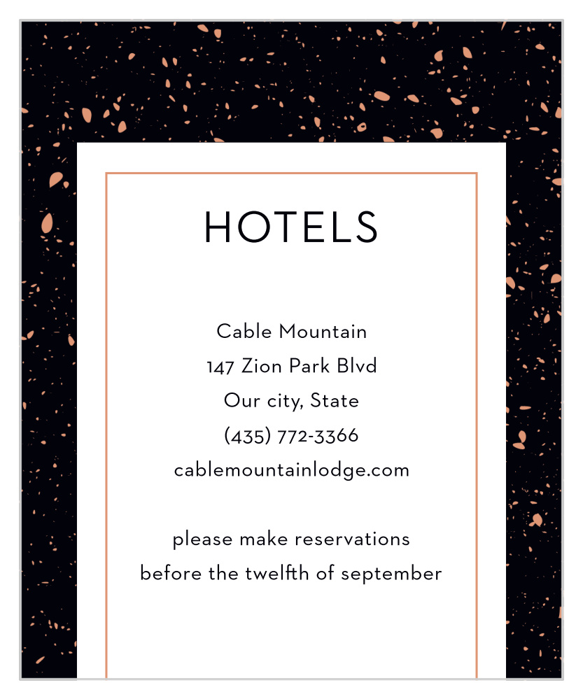 Painted Book Accommodation Cards