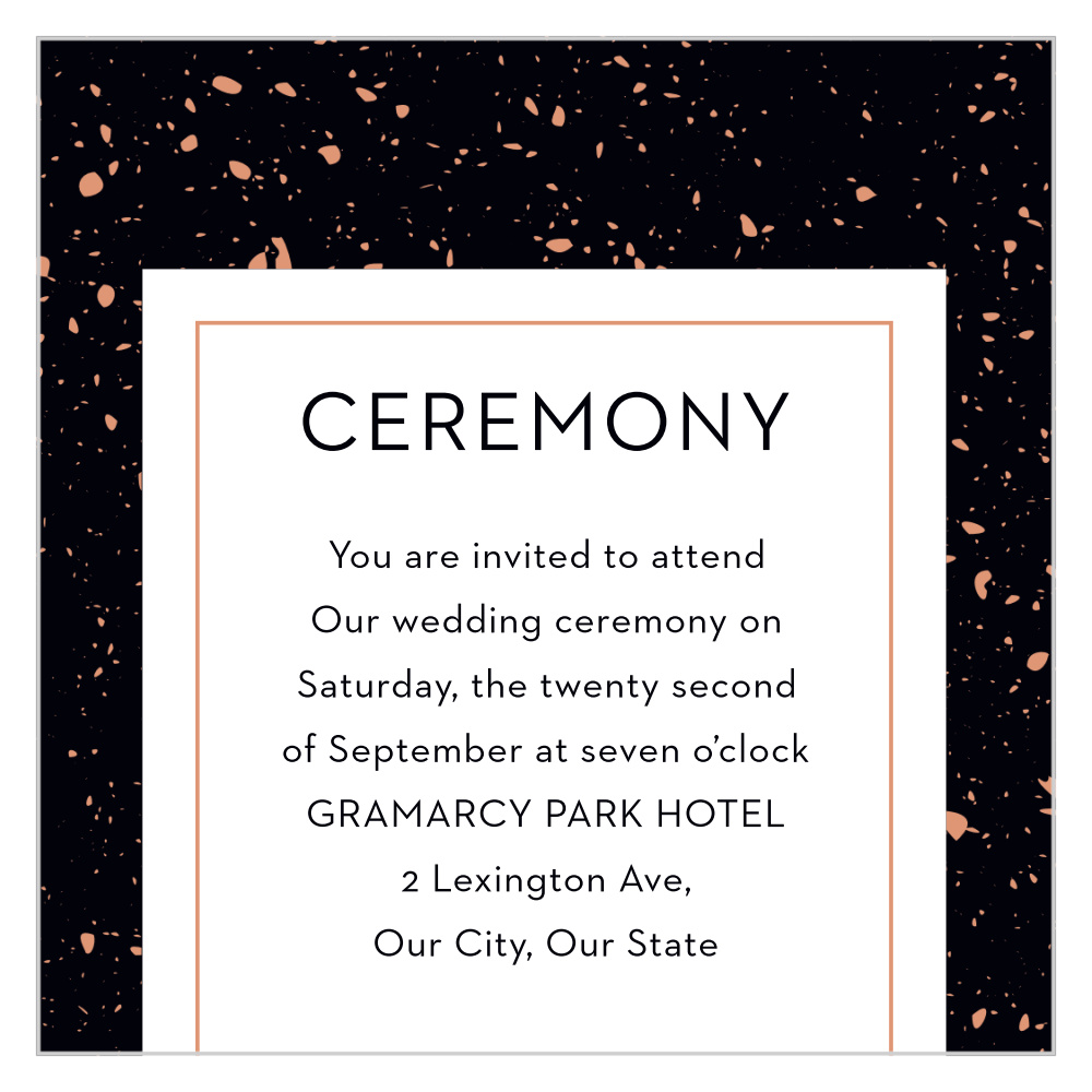 Painted Book Ceremony Cards