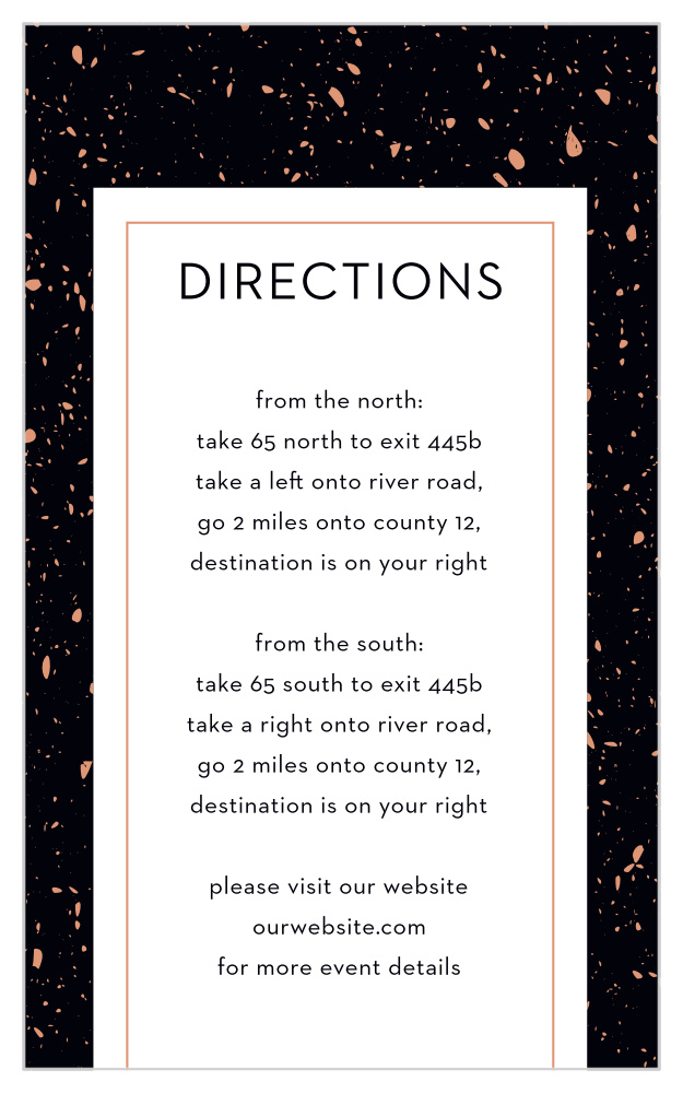 Painted Book Direction Cards