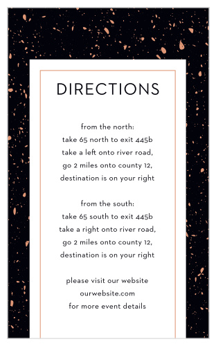 Painted Book Direction Cards