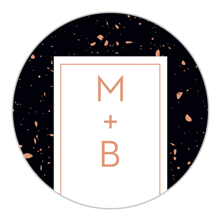 Painted Book Wedding Stickers