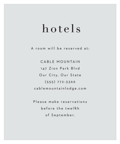 Cascading Photo Accommodation Cards