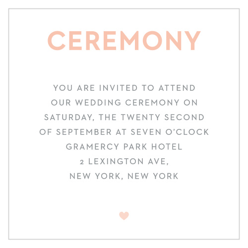 Wooden Love Ceremony Cards