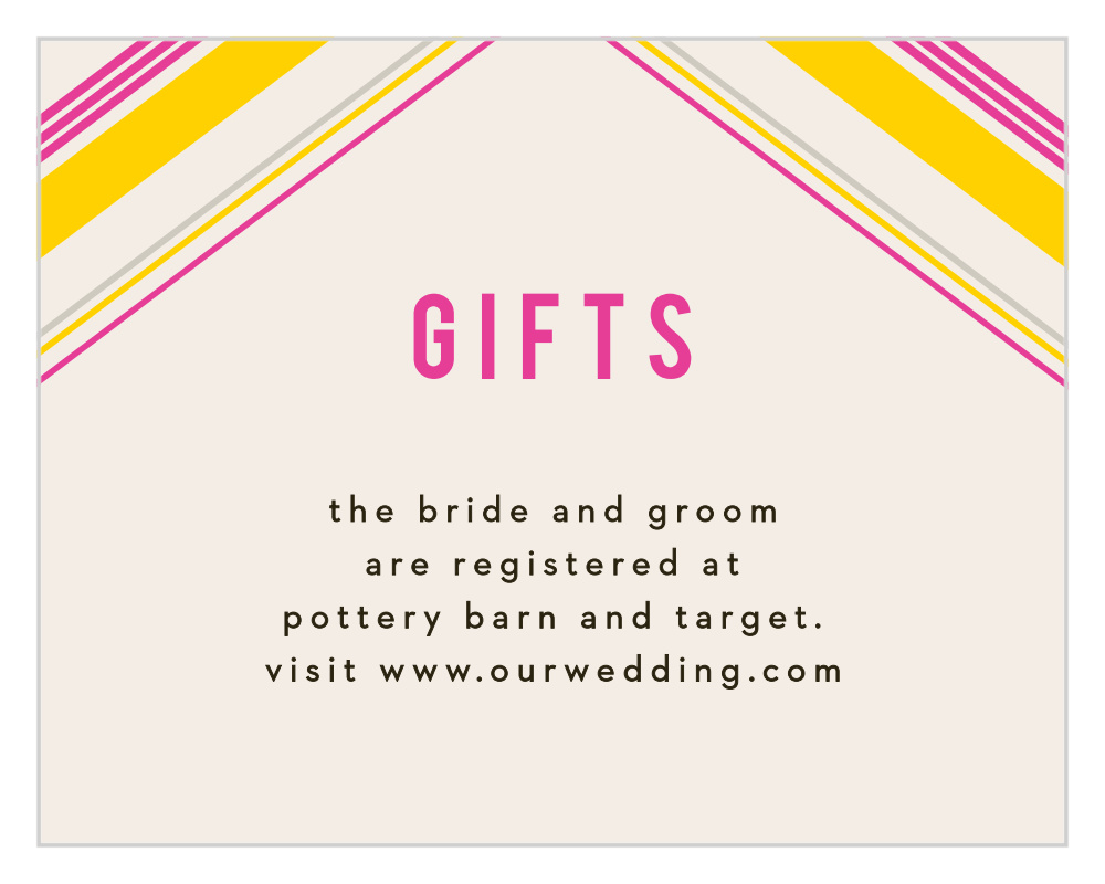 Diamond Reflections Registry Cards