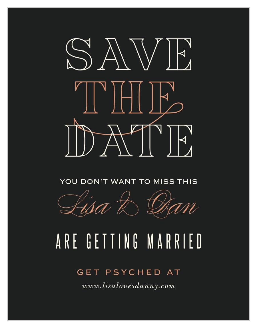 Diamond Debauchery Save the Date Magnets