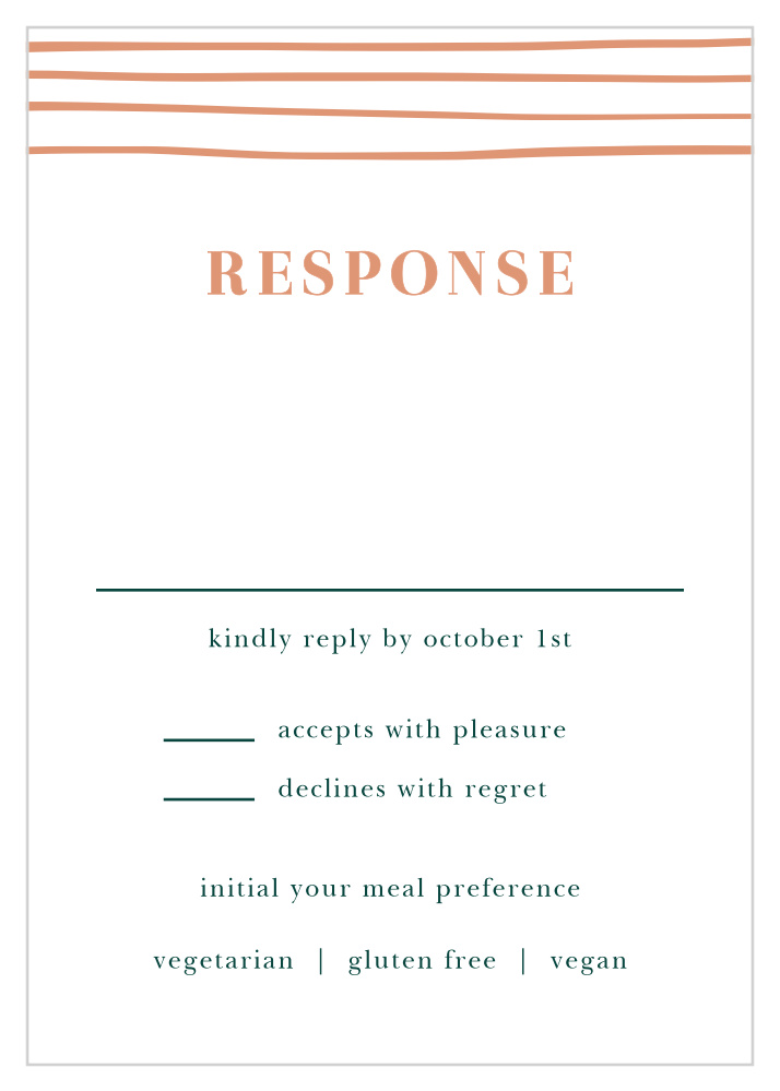 Doodle Border Response Cards