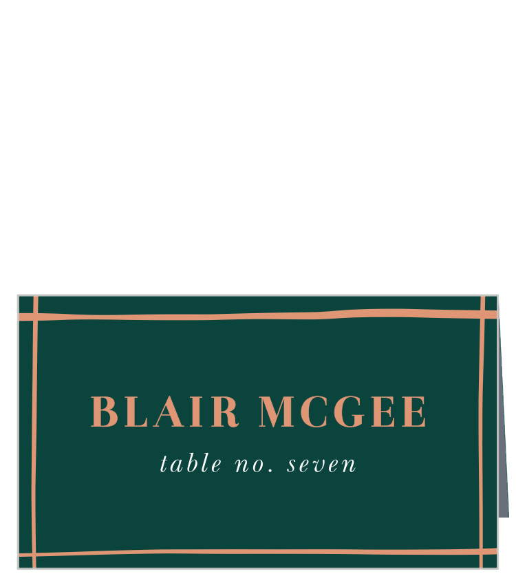 Doodle Border Place Cards