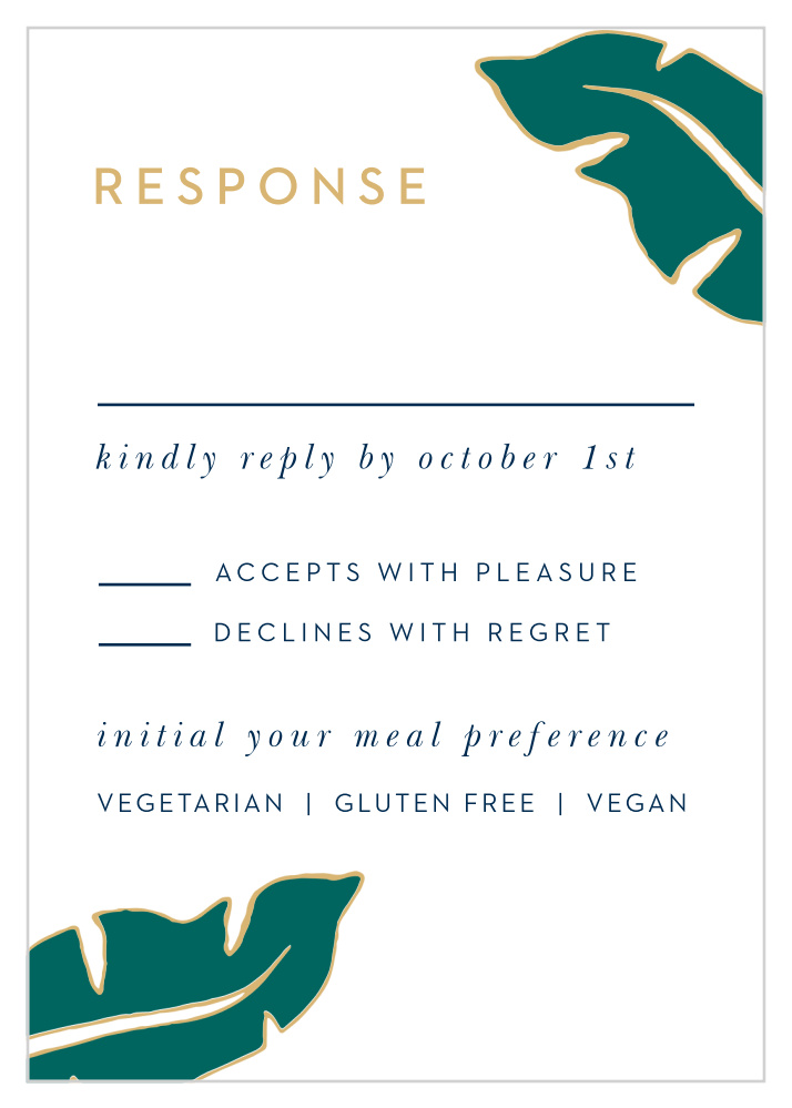Green Breeze Response Cards