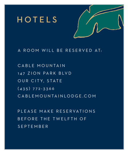 Green Breeze Accommodation Cards