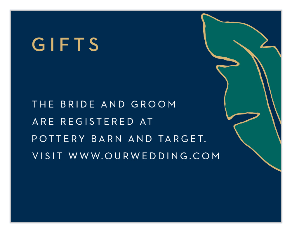 Green Breeze Registry Cards