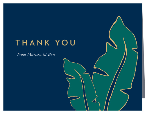 Green Breeze Wedding Thank You Cards