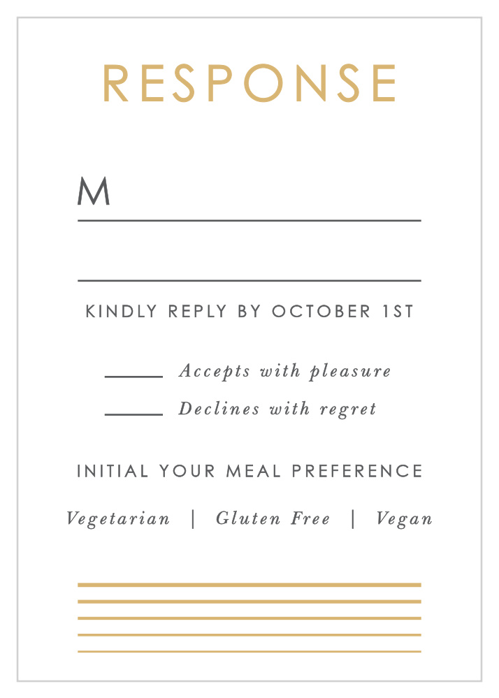 Rippled Quintet Response Cards