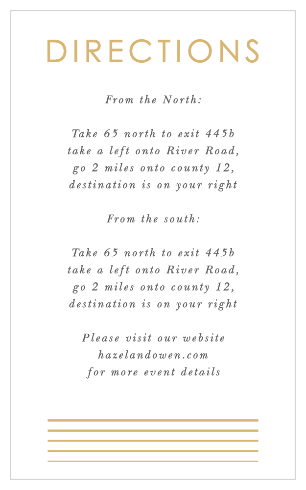 Rippled Quintet Direction Cards