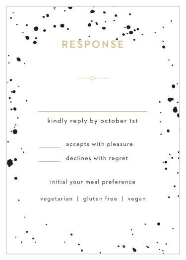 Modern Splatters Response Cards