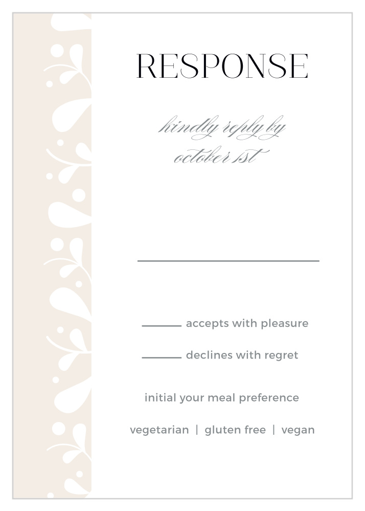Frosted Leaves Response Cards