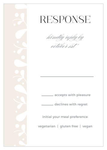 Frosted Leaves Response Cards