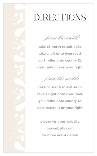 Frosted Leaves Direction Cards