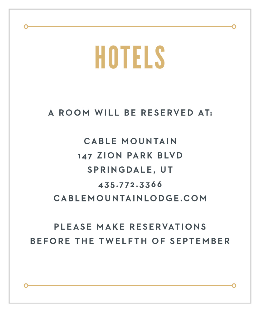 Marvelous Manor Accommodation Cards