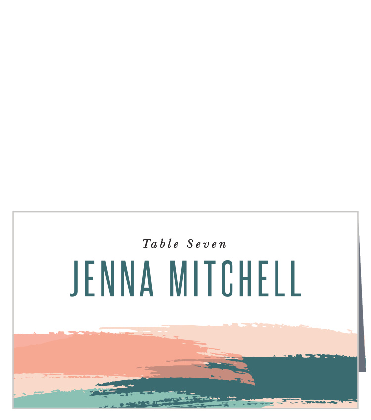 Painterly Perfection Place Cards