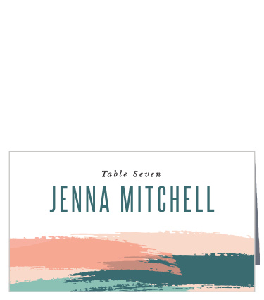 Painterly Perfection Place Cards