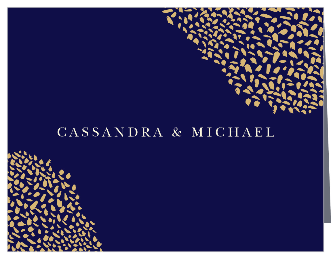 Pebble Walkway Wedding Thank You Cards