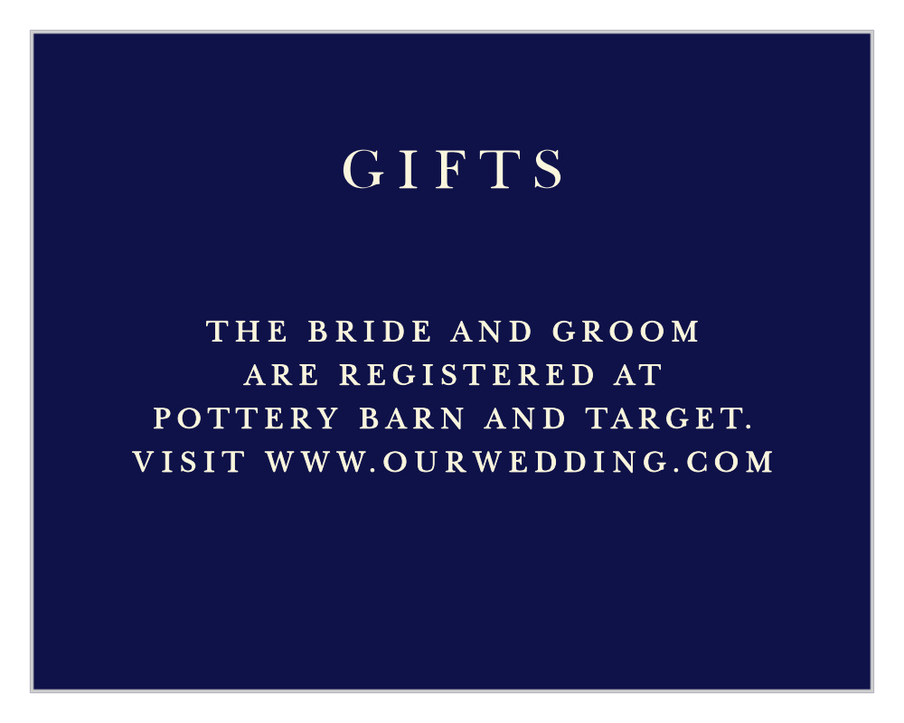 Pebble Walkway Registry Cards