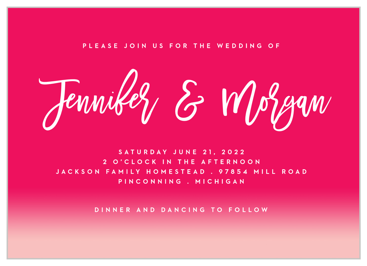 Bright Stars Wedding Invitations