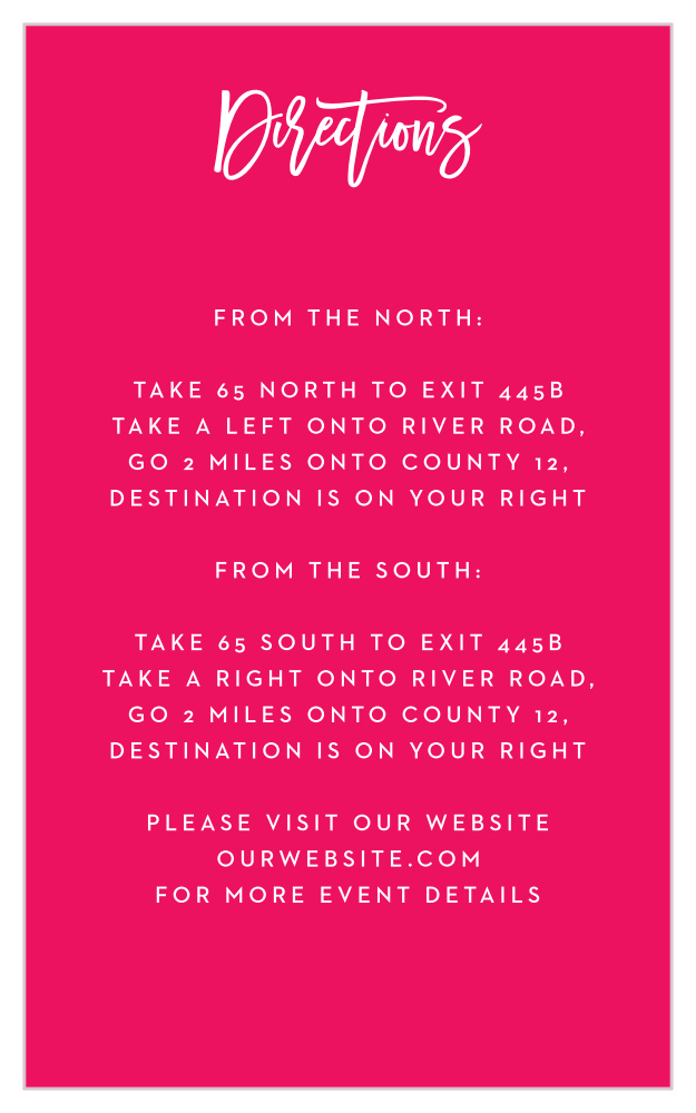 Bright Stars Direction Cards