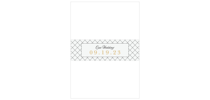 Timeless Classic Wedding Belly Bands