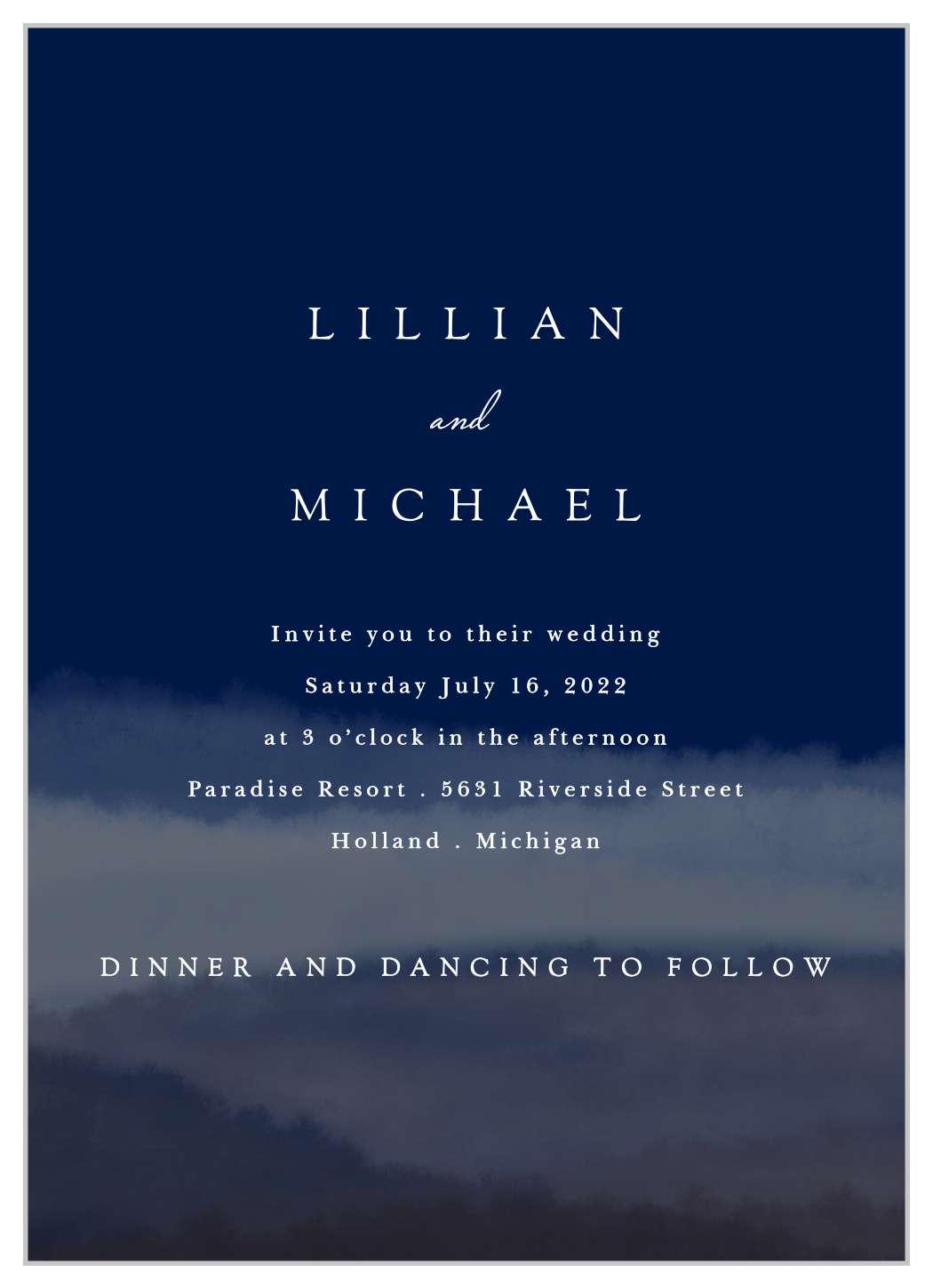 Majestic Views Wedding Invitations