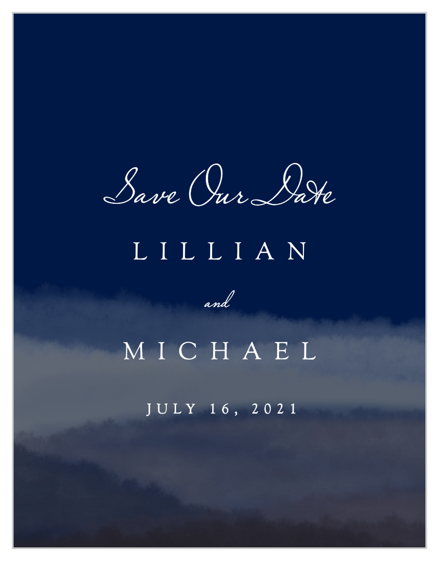 Majestic Views Save the Date Cards