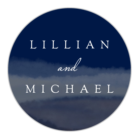 Majestic Views Wedding Stickers