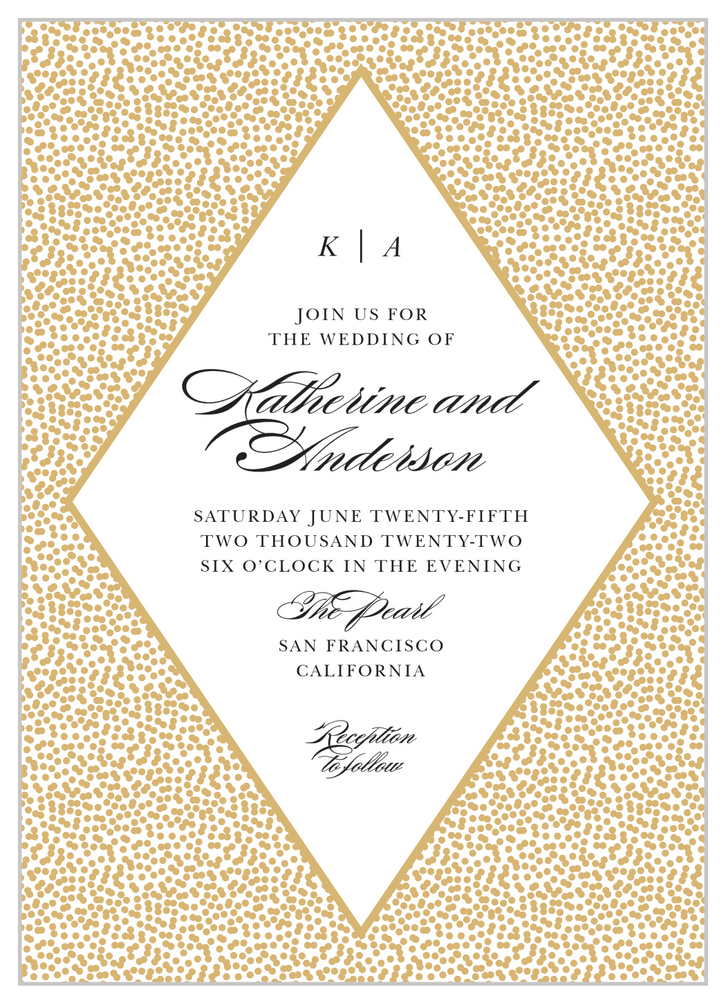 Pebble Beach Wedding Invitations