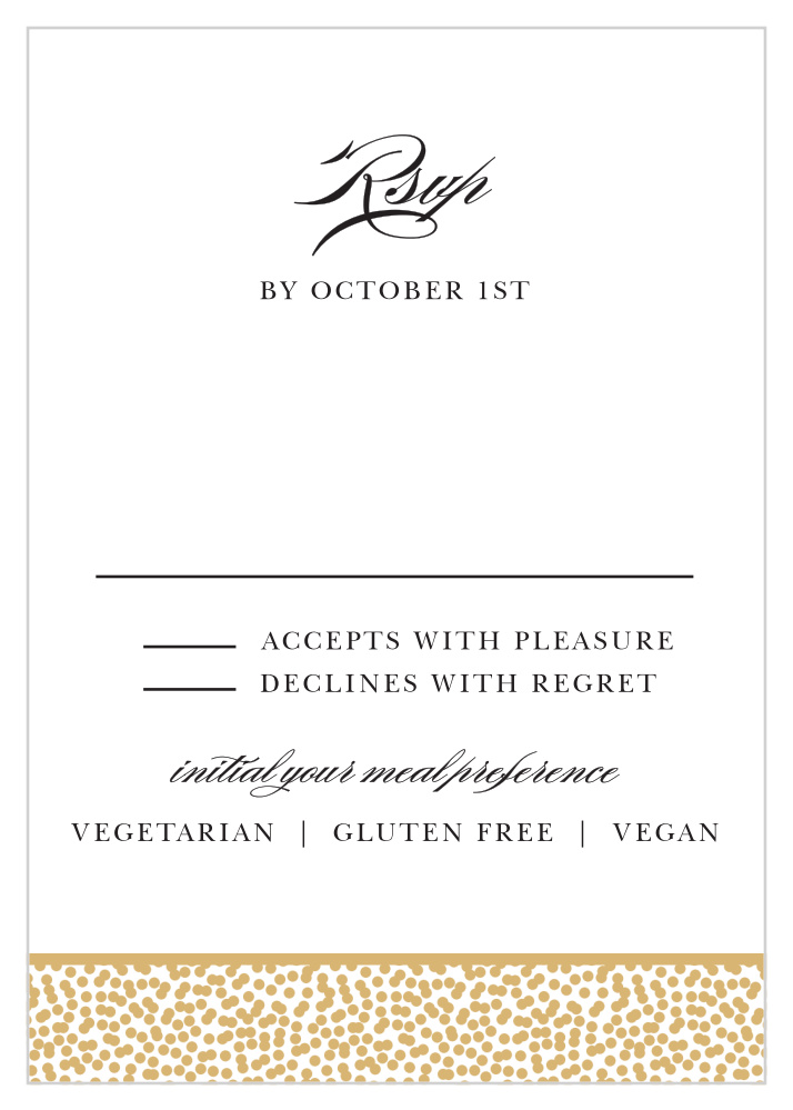 Pebble Beach Response Cards